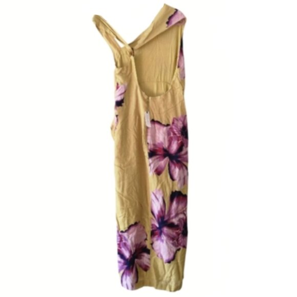 Brand New By Anthropologie Asymmetrical Linen Maxi Dress - Picture 4 of 8
